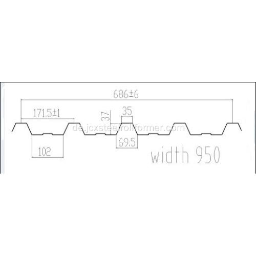 Südafrika IBR Profile Roll Forming Machine